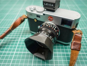zeiss zm lens hood mm + 46mm - leica m kamera carl gölge 3d print model - Mito3D