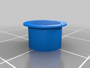 superficie flush mount air vent 76mm tubi parti di ricambio 3d print model - Mito3D
