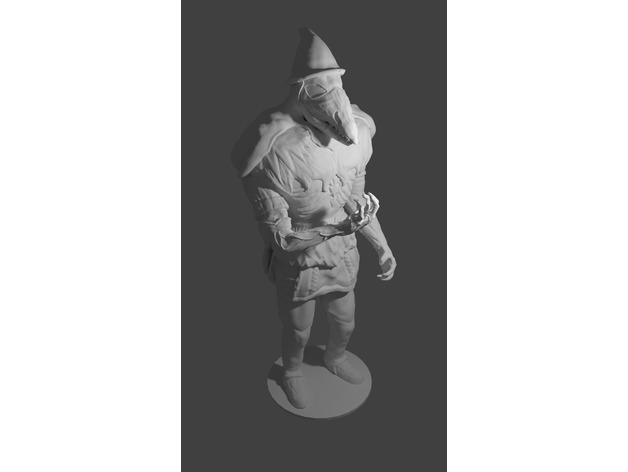 médico de la peste, el nigromante juegos carácter d&d no molestar los dragones las mazmorras dungeons dragons mal alta poli resolución mini en miniatura npc pathfinder peste tablero mesa 3D print model - Mito3D