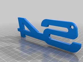 audi s4 emblem 3d Drucker Zubehör keychain 3d print model - Mito3D