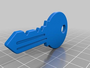 toy key Spielzeug & game Zubehör 3d print model - Mito3D