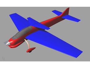 rc f3a model uçak hobi 3d modelleme 5 rhino 3d print model - Mito3D