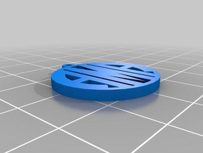monogram pendant jewelry customized 3d print model - Mito3D