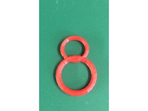 8 split ring rakam diy 3d print model - Mito3D