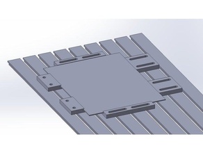 Leiterplatten-Fixierung cnc Werkzeugmaschinen cut cuting Epoxidharz fr4 Halter Loch miling pcb trace über 3d print model - Mito3D