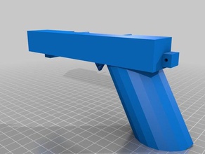 nerf vortex voll auto Pistole 3d print model - Mito3D