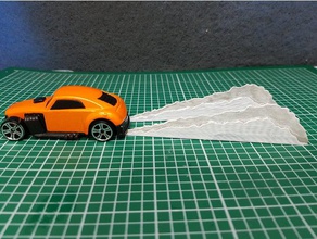 gaslands rauchspuren Spielzeug & game Zubehör auto-Duell car wars 3d print model - Mito3D