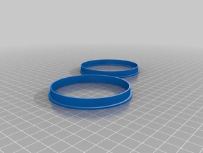 celebrare il recupero 76mm spinner bracciale anelli su misura 3d print model - Mito3D