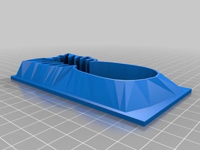 pineapple cookie cutter kitchen & dining 3d print model - Mito3D