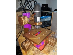 pas cher microscope stand de table réglable en scène 3d print model - Mito3D
