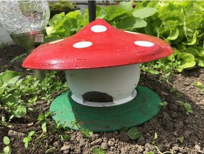 slug trap mushroom outdoor & garden 3d print model - Mito3D