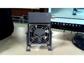 cuadro de controlador fan escritorio La impresión en 3d 3d print model - Mito3D