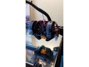 remix creality cr10 ender 2 double 5015 fan mount stock hot end bltouch 3d printer accessories cr-10 3d print model - Mito3D