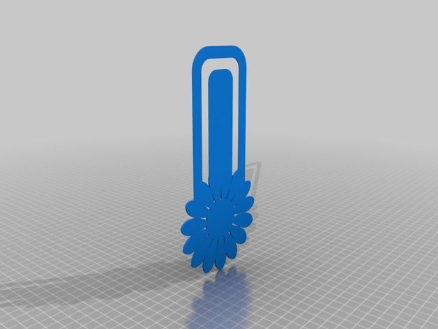 Blumen Lesezeichen - Organisation 3D print model - Mito3D