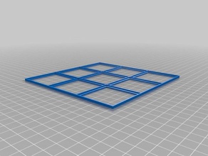 einfache carcassonne Kachel-raster Spiele 3d print model - Mito3D