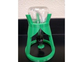 ters şişe tutucu aşağı araç sahipleri & kutu kimya flask 3d print model - Mito3D