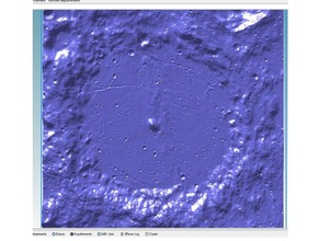 monn cratère alphonsus physique et l'astronomie caltech jpl lune moontrek la nasa 3d print model - Mito3D