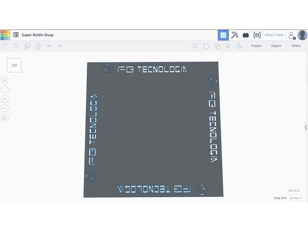 layout 3d fb tecnologia - simplify3d strumenti di disegno 3D print model - Mito3D