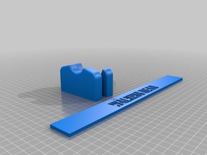 walking dead negan bat stand props lucille 3d print model - Mito3D