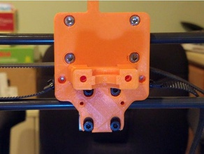 hictop bowden mount e3d v6 3d printer parts extruder 3dp-12 3dp-11 prusa i3 igus bearing bushing rj4jp-01-08 tech2c 3d print model - Mito3D