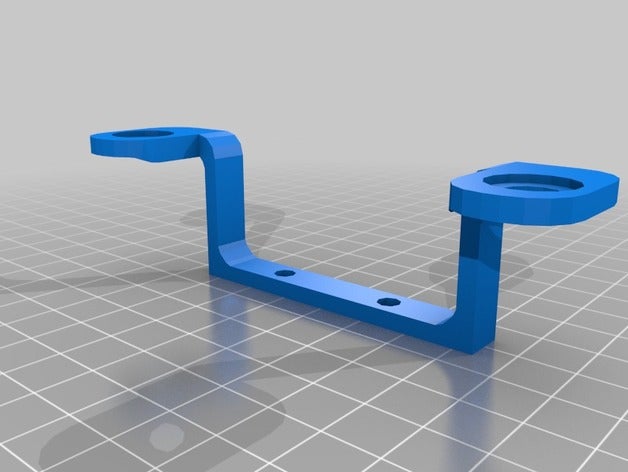 vorne dji inspire gimball Unterstützung geschweifte Klammer begeistern 3D print model - Mito3D