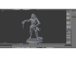 tabaxi male bard people 3d print model - Mito3D