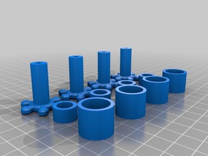 hevo bed height adjusters 3d printing 3d print model - Mito3D