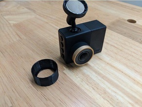 garmin dash cam-55 - rame obiettivo hider la fotocamera il coperchio cam 55 dash-cam dashcam dell'obiettivo 3d print model - Mito3D