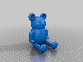 teddybear toys & games 3d print model - Mito3D