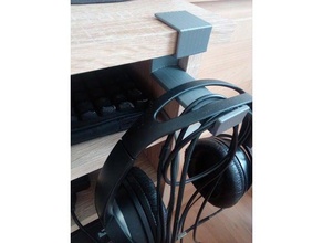 headphones holder table 16 mm 1 gap organization 161 cm 3d print model - Mito3D