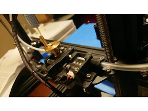modifizierte sensor-Gehäuse ptfe-Buchse remix cr-10s extruder Umzug-Platte-sensor Die 3d-Drucker 3d print model - Mito3D