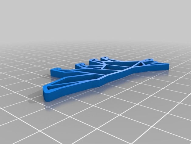 benim origami fox özelleştirilmiş dekor 3D print model - Mito3D