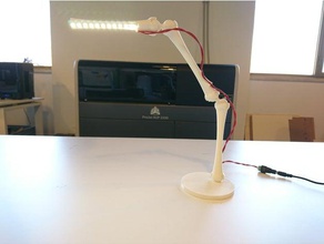 360 desk lamp 3d printing customized design household led light mechanism table 3d print model - Mito3D