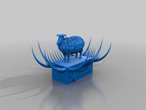 Venüs koyun tuzağı - Dr brainsheep heykeller 3d print model - Mito3D