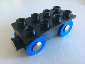 ahşap parça mıknatıs Çift ya da güncelleştirilmiş tren oyuncak & oyun aksesuarları brio 3d print model - Mito3D