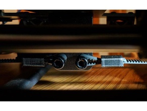 belt clip 3d printer parts axis spring tension tensioner x-axis y-axis 3d print model - Mito3D