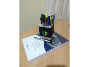 porta canetas porta-caneta office 3d print model - Mito3D