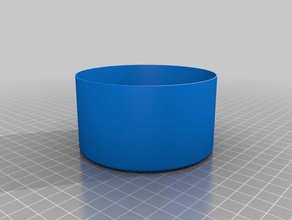 caja lupa redonda recipientes personalizado 3d print model - Mito3D