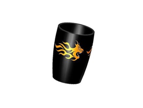 flaming leone vaso famiglia 3d print model - Mito3D