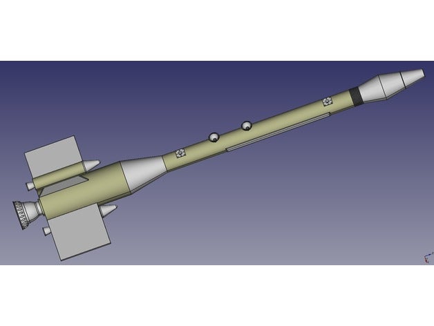 centuri skylab model roket parçaları kb4 araç 3D print model - Mito3D