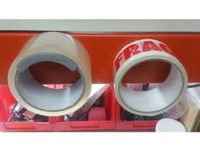 50mm Band-Halter - Organisation Klebeband Schreibtisch aufgeräumt Band Klebeband-Abroller sauber 3d print model - Mito3D