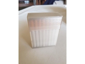 étui de cigarettes la boîte cigarette ecigarettes rangement 3d print model - Mito3D