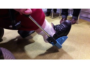 calzador botas herramientas de mano ayuda la bota calzarse descalzarse discapacidad diversidad 3d print model - Mito3D