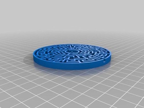 maze ing coaster decor drinks fun party puzzle 3d print model - Mito3D