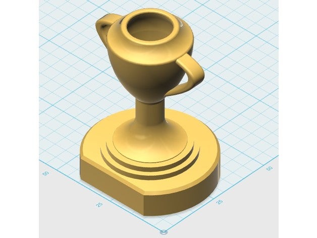 trophy toy & game accessories cup label 3D print model - Mito3D