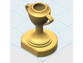 trophy Spielzeug & game Zubehör cup label 3d print model - Mito3D