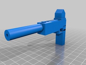 pistolet silencieux fortnite 3d-drucken battle royal 3d print model - Mito3D