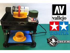 paint mixer vortex shaker 140mm pc fan tools airbrush hobby ink kit lab model resin tamiya vallejo 3d print model - Mito3D