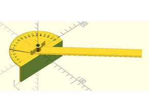 falegnameria angolo di metro utensili a mano attrezzo misurazione dell'angolo la lavorazione del legno strumenti 3d print model - Mito3D