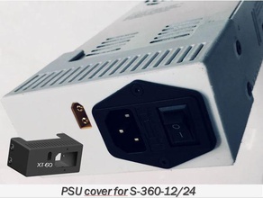 psu cover s-360 xt-60 3d printer accessories 3d print model - Mito3D